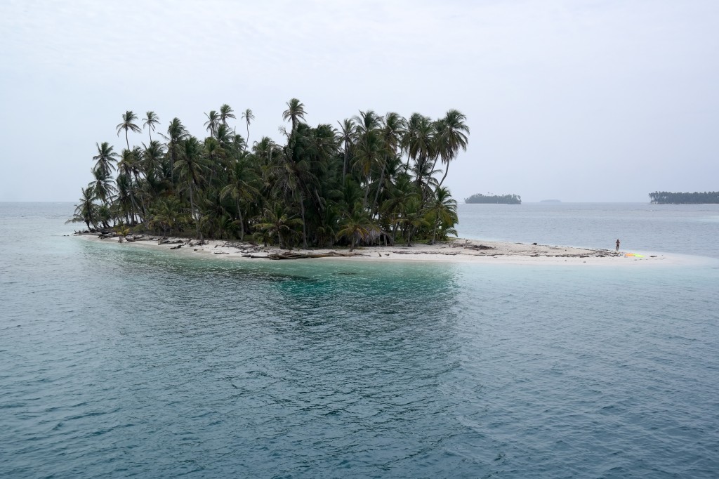 The island we snorkeled around