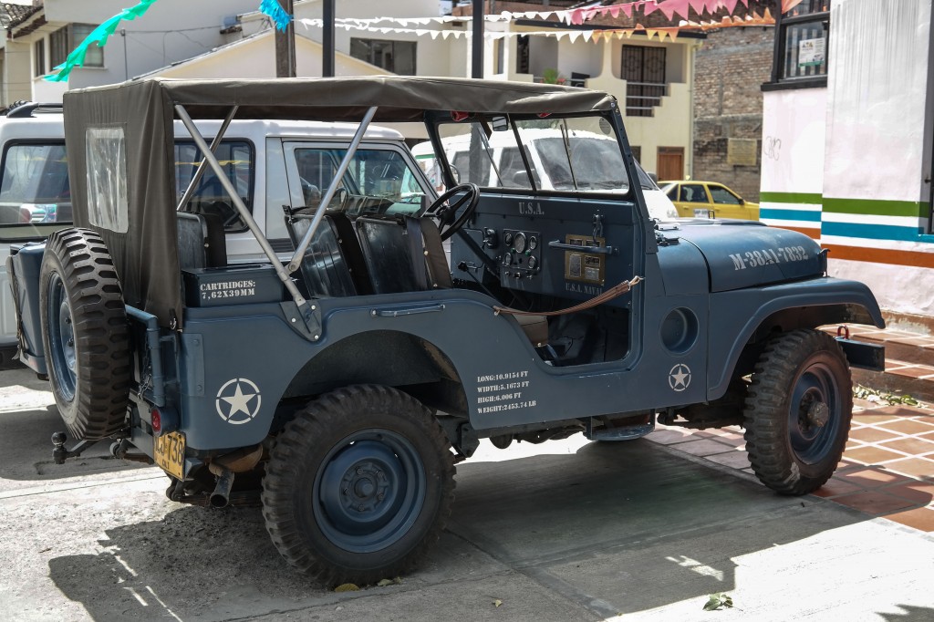 Classic Willy's Jeeps are everywhere in South Colombia! So cool.