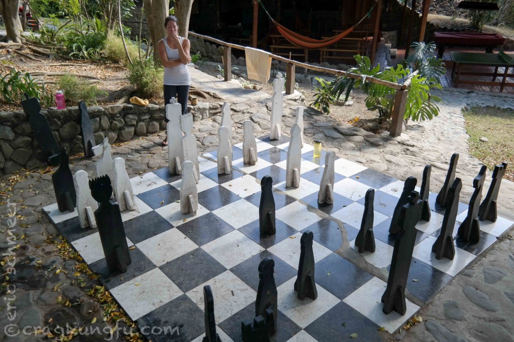 Deep thoughts on a gigantic chessboard!